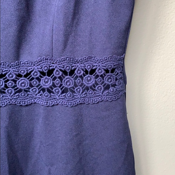 Speechless Juniors' Lace-Top Sheath Evening Dress with pockets! indigo deep blue - Picture 12 of 16